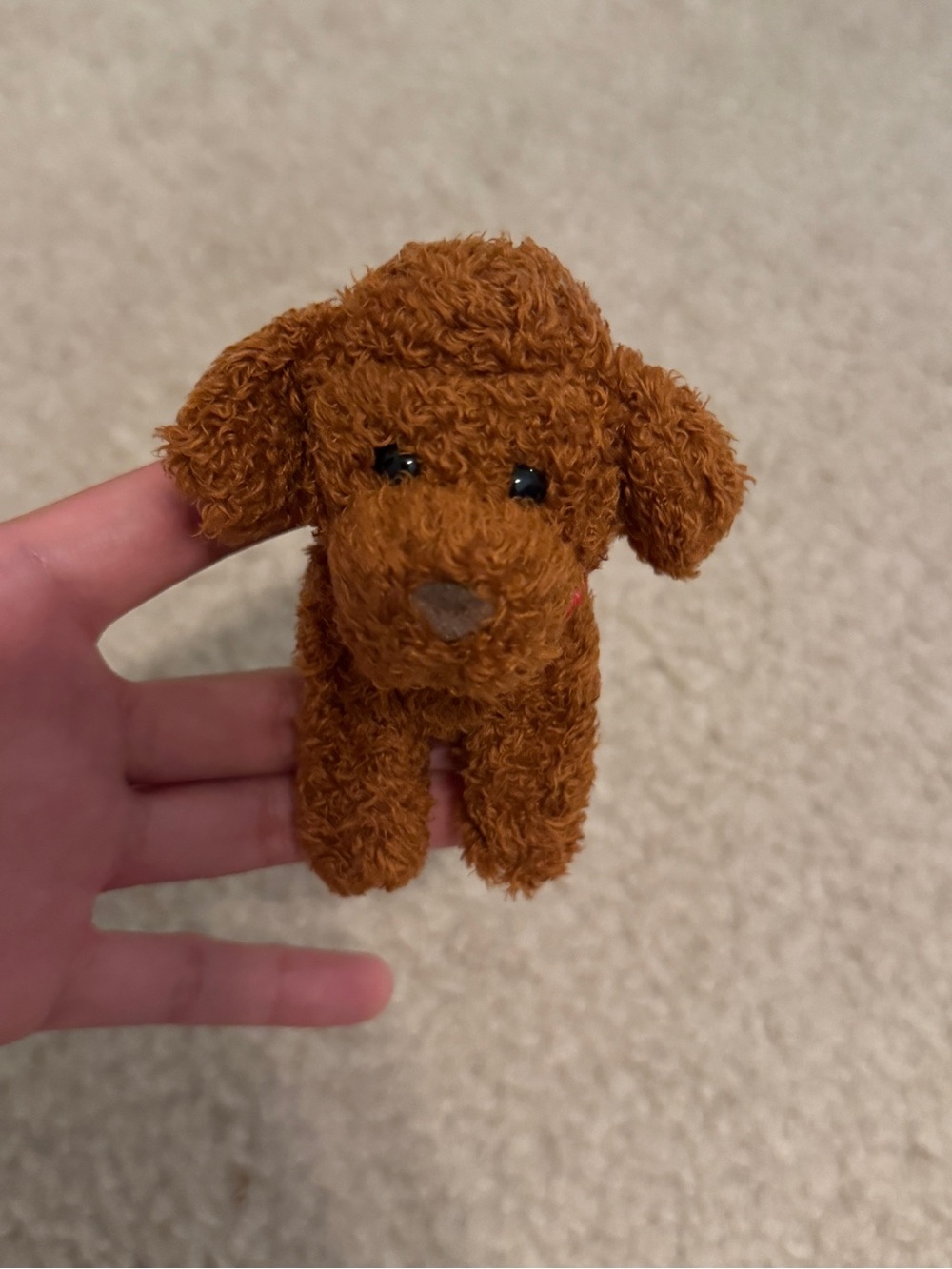 NICI toy poodle dog doodle dog keychain key charm